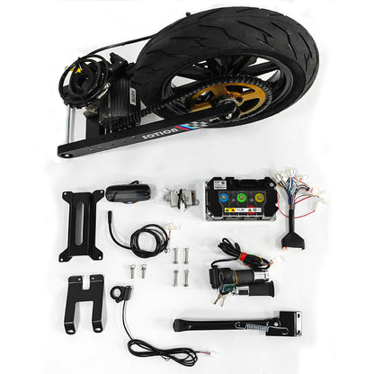 SOTION 72V 7KW GTS11SWING ARM MOTOR Kit With Controller Throttle and Display