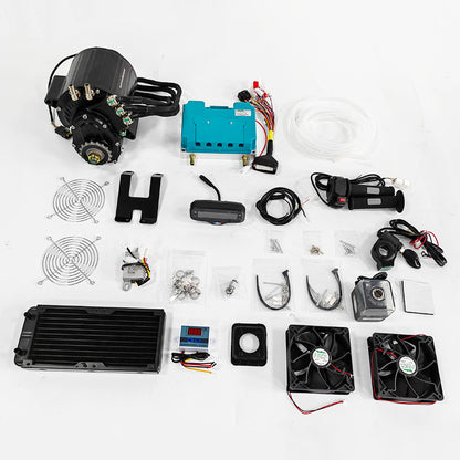 SOTION 72V 15KW FW07 MOTOR Kit With ST721000B Controller Throttle and Display HALL Versions
