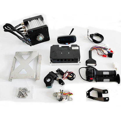 SOTION 72V 8KW FW23 MOTOR Kit With Controller Throttle and Display 72450B or 72660B Encoder