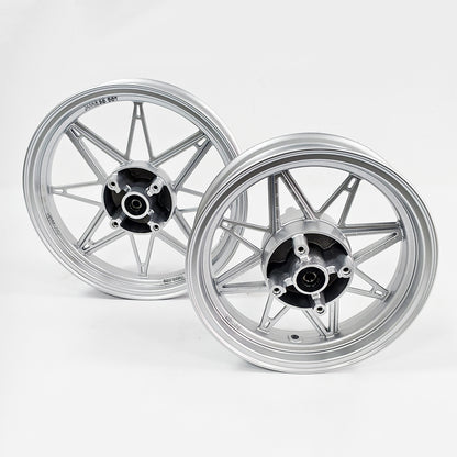 New Aluminum WF3 Front Rim 14 Inch and WR3 Rear Rim 12 Inch Kits（Includes tires）