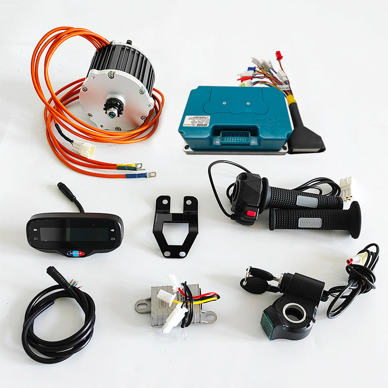 SOTION 72V 5KW GTS11-C V3 Motor Kit with 72450 Controller, Throttle and Display, Upgrade Motor Kits for Ebox and Other Models
