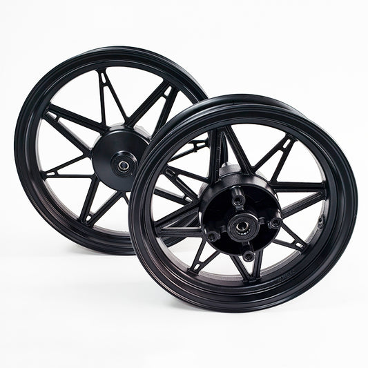 New Aluminum WF3 Front Rim 14 Inch and WR3 Rear Rim 12 Inch Kits（Includes tires）