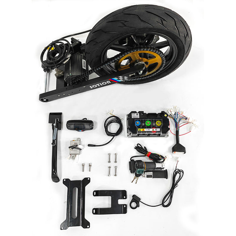 SOTION 72V 7KW GTS11SWING ARM MOTOR Kit With Controller Throttle and Display