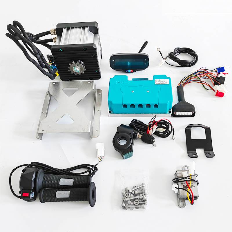 SOTION 72V 8KW FW23 MOTOR Kit With Controller Throttle and Display 72450B or 72660B Encoder