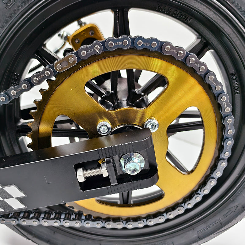 SOTION Super cool 5kw 72V Mid motor Belt Drive  wheel 12inch FW11 v2 Swing arm