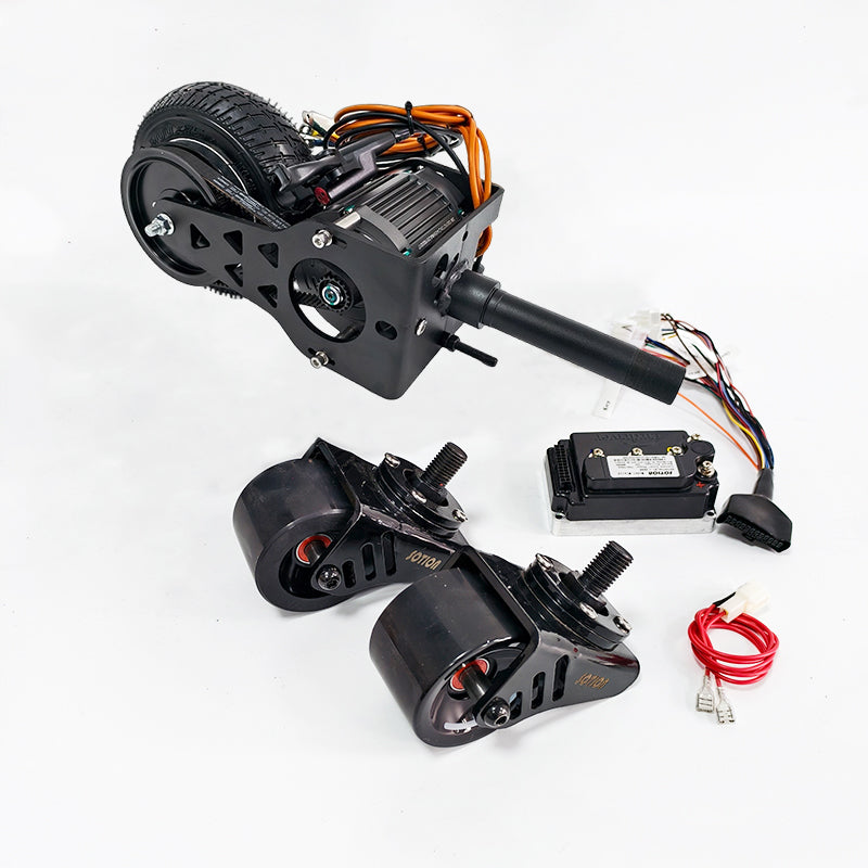 High-Performance Crazy Cart Front Fork with Motor and 4-Inch Wheel KITS