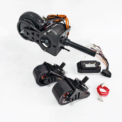 High-Performance Crazy Cart Front Fork with Motor and 4-Inch Wheel KITS