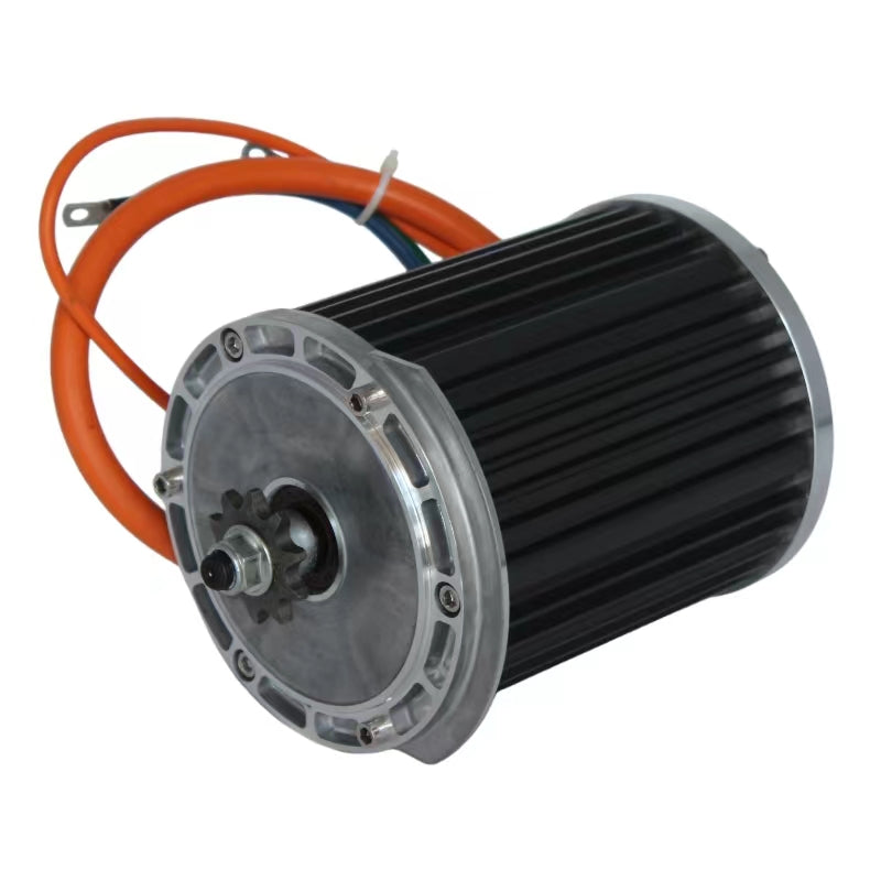 Hot Selling 3000W 72V Silver Vehicle Electric Brake Mid Drive Motor