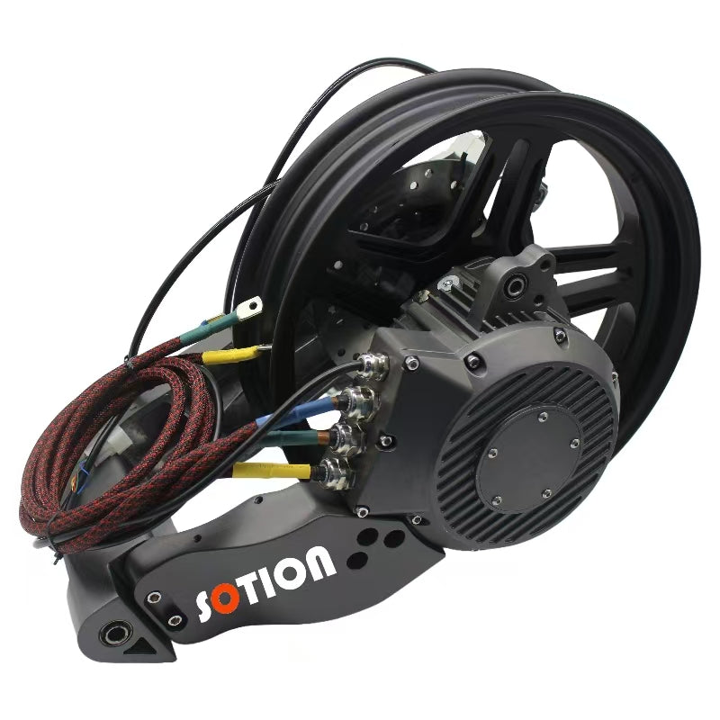 FW28 SOTION Gear Motor Side 5950 RPMM Motor 14inch Wheel Swing Arm for Electric Bike