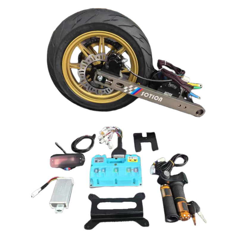 Electric Swing Arm Kits  Fit for FW11 MOTOR with Controller,Throttler,Display,wheel Chain Street Version