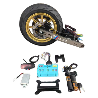 Electric Swing Arm Kits  Fit for FW11 MOTOR with Controller,Throttler,Display,wheel Chain Street Version
