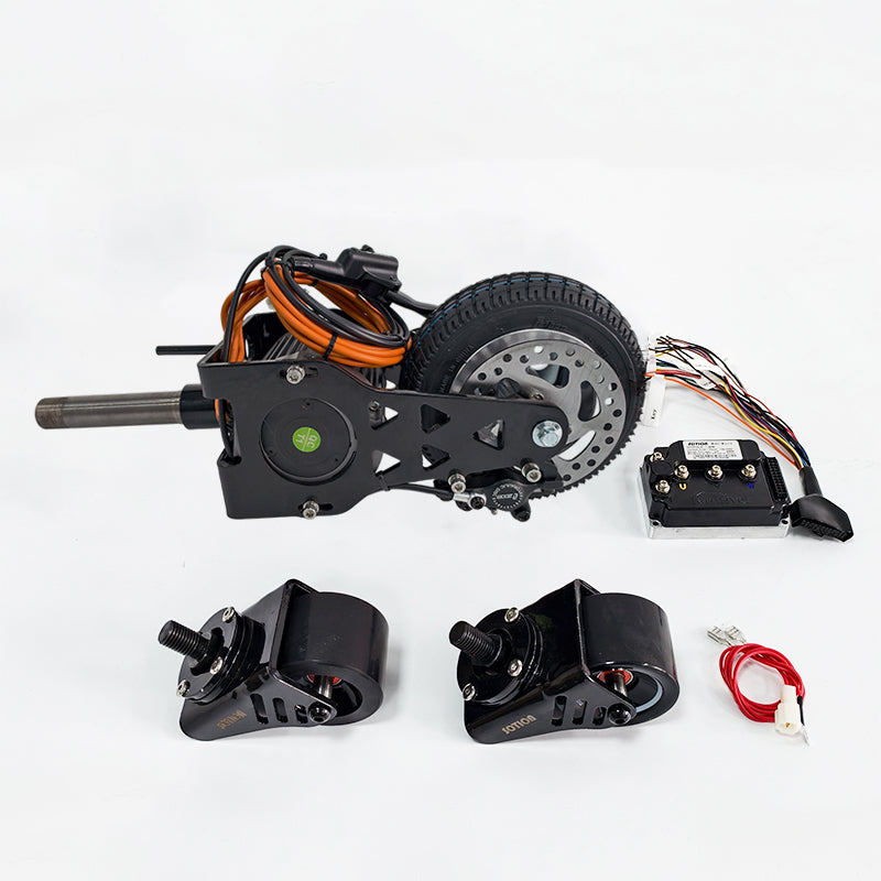 High-Performance Front Fork Kit with Motor & 4-Inch Wheels for Crazy Cart XL