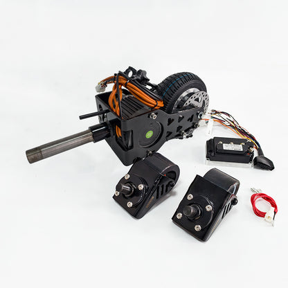 High-Performance Front Fork Kit with Motor & 4-Inch Wheels for Crazy Cart XL