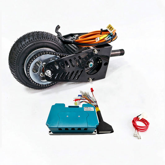 High-Performance Crazy Cart Front Fork with Motor and 4-Inch Wheel KITS