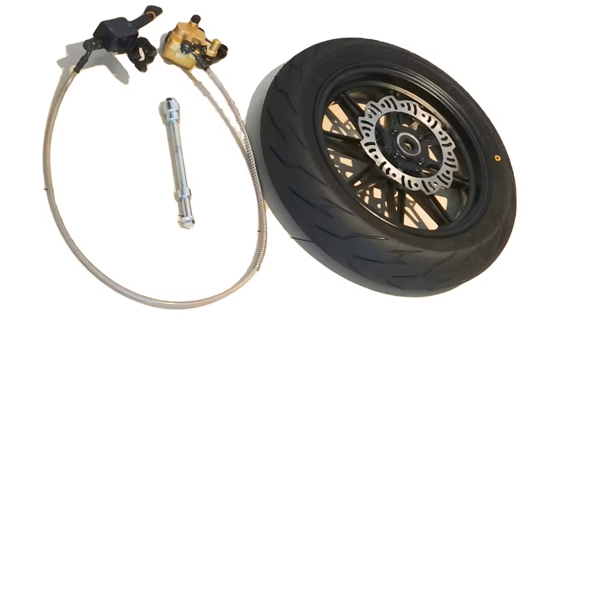 Front Wheel Set Aluminum front wheel set includes aluminum front wheel, disc brake, ax ...