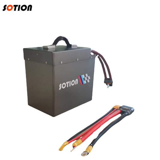SOTION 72V32AH battery can match RAZOR SX off-road bike batteries