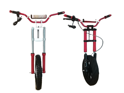 The e-bike fork is an inverted fork