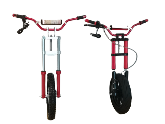 The e-bike fork is an inverted fork
