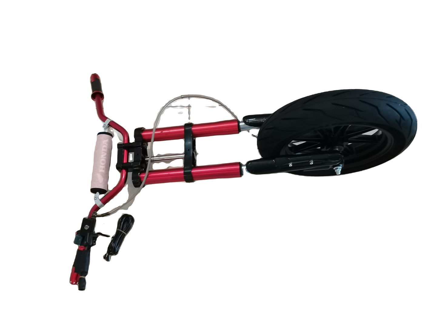 The e-bike fork is an inverted fork